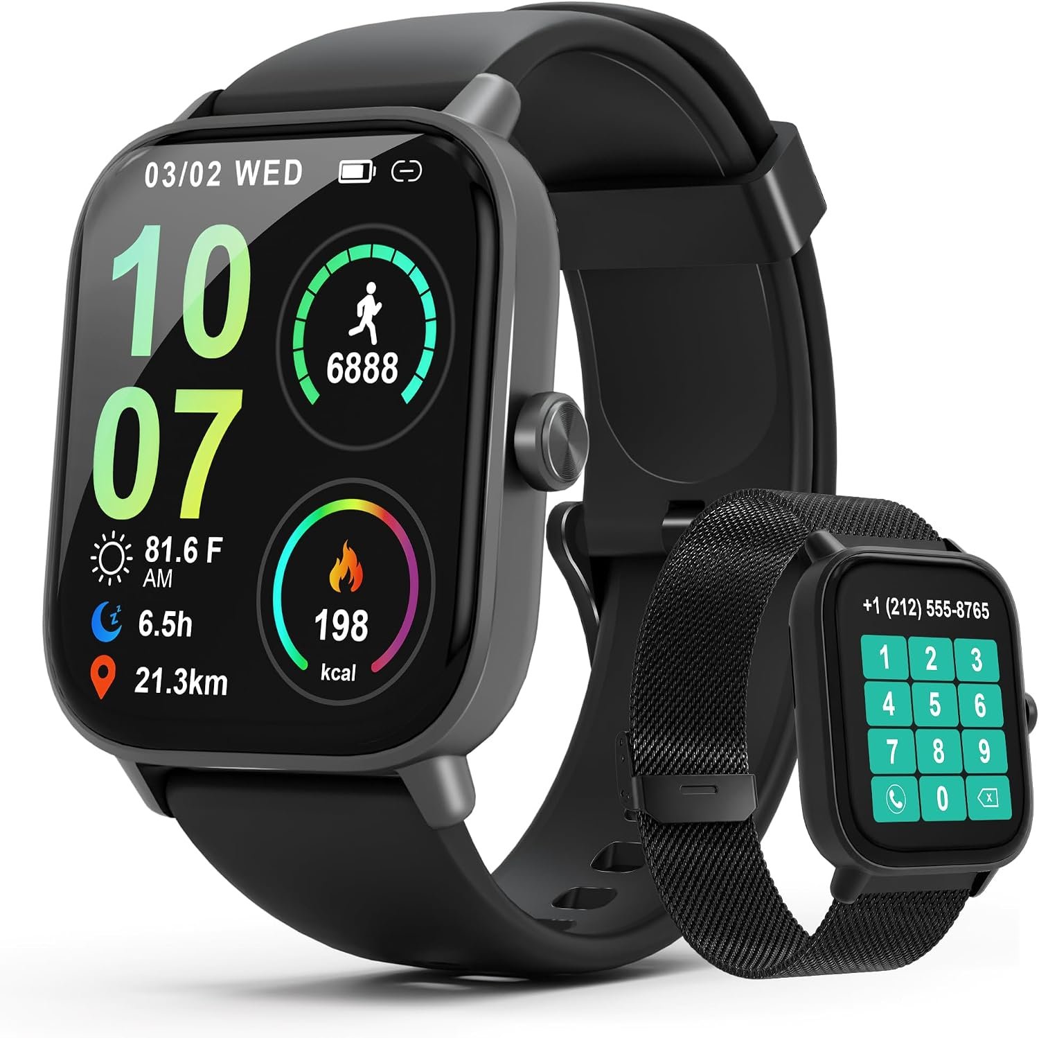 You are currently viewing Smart Watch for Men & Women – HD Touchscreen Fitness Tracker with Heart Rate & Sleep Monitor, Bluetooth Calling, Waterproof Smartwatch with Step Counter, Sports Modes & Long Battery Life for Android & iOS