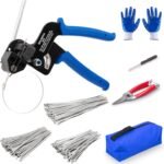Stainless Steel Cable Tie Gun Metal Zip Cutter