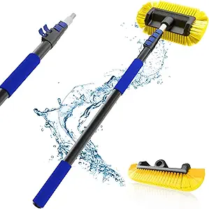 Read more about the article 18Ft Reach Car Wash Brush with Long Handle, Car Cleaning Brush 12-Inch Soft Bristles, 3-12Foot Aluminium Telescoping Pole for Scratch-Free Cleaning RV, Car, Boats, Truck, Floors