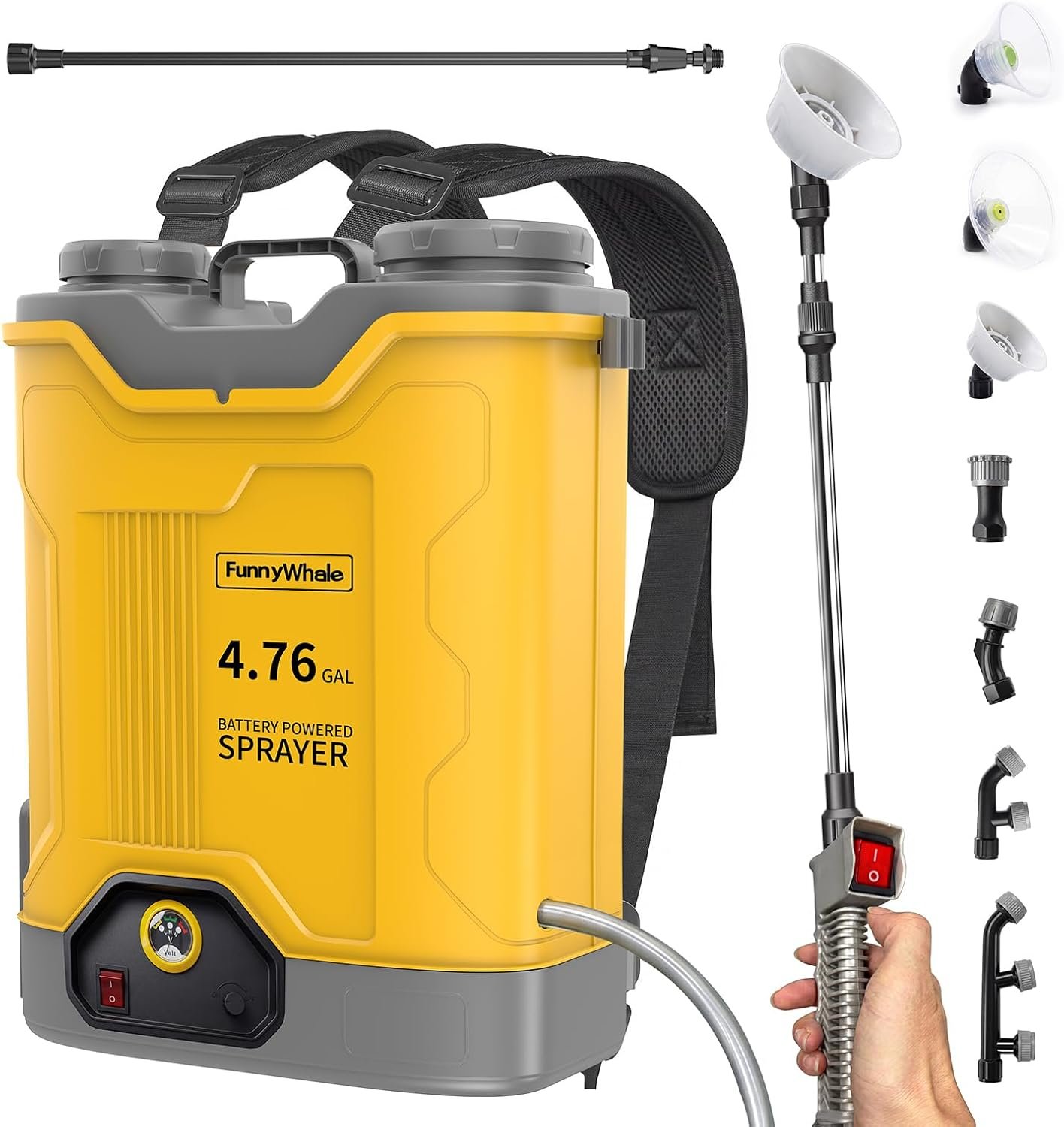 You are currently viewing DEWALT backpack sprayer is a battery-powered (cordless) spraying tool designed for tasks like gardening, pest control, disinfecting, and even construction chemical spraying. It’s worn like a backpack, making it easy to carry and use for long periods.