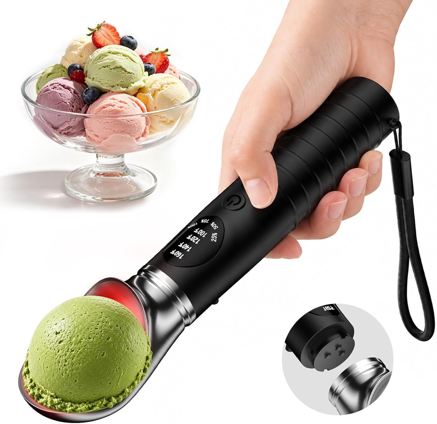 You are currently viewing Beyn Heated Ice Cream Scoop Rechargeable