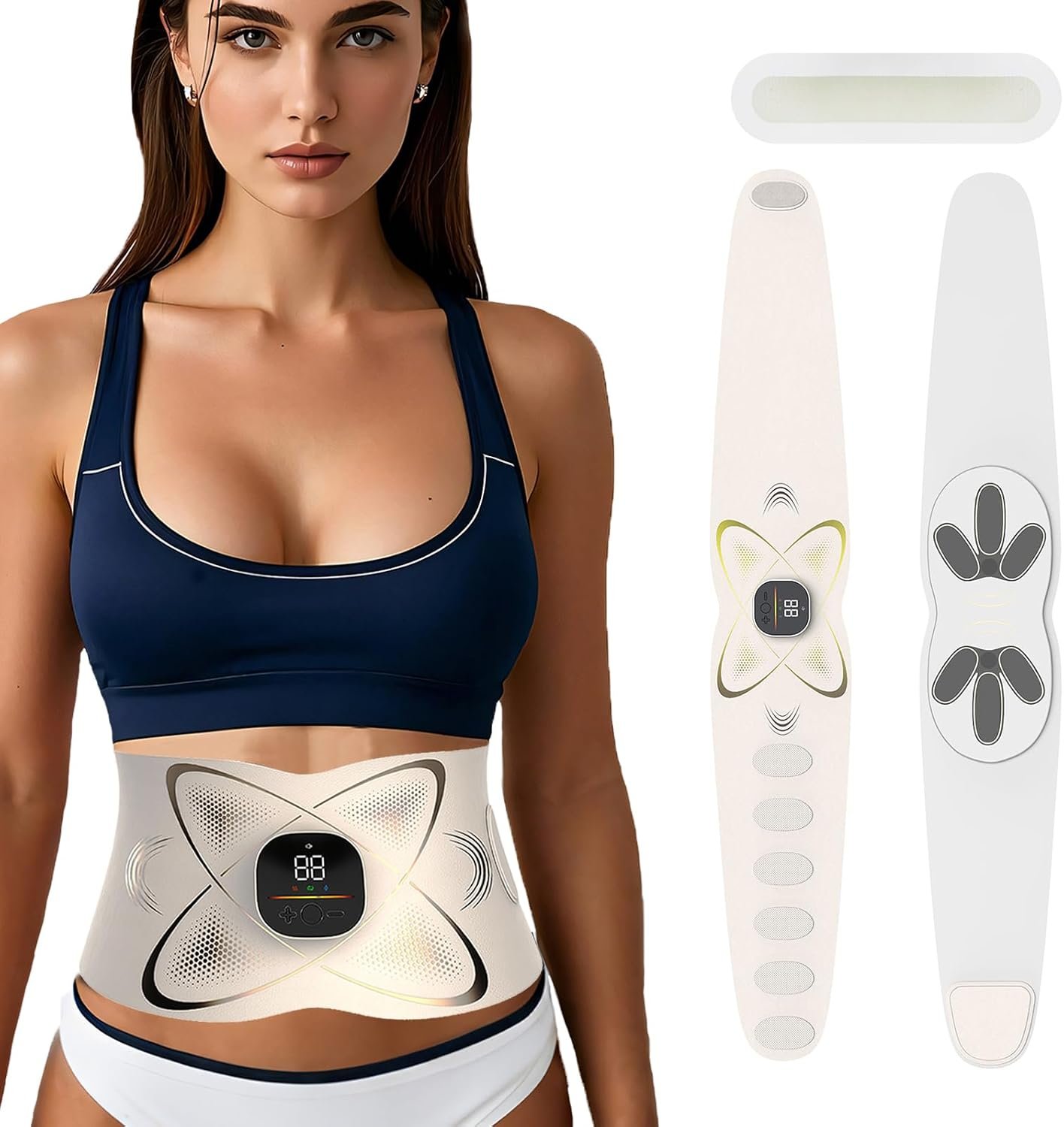 You are currently viewing Abs Stimulator Abdominal, AB Belt Muscle Stimulator with Heat | for Belly Fat Loss, Stomach Cellulite Melting, Postpartum Care Smooth & Firming, Lower Back Massager for Pain Relief