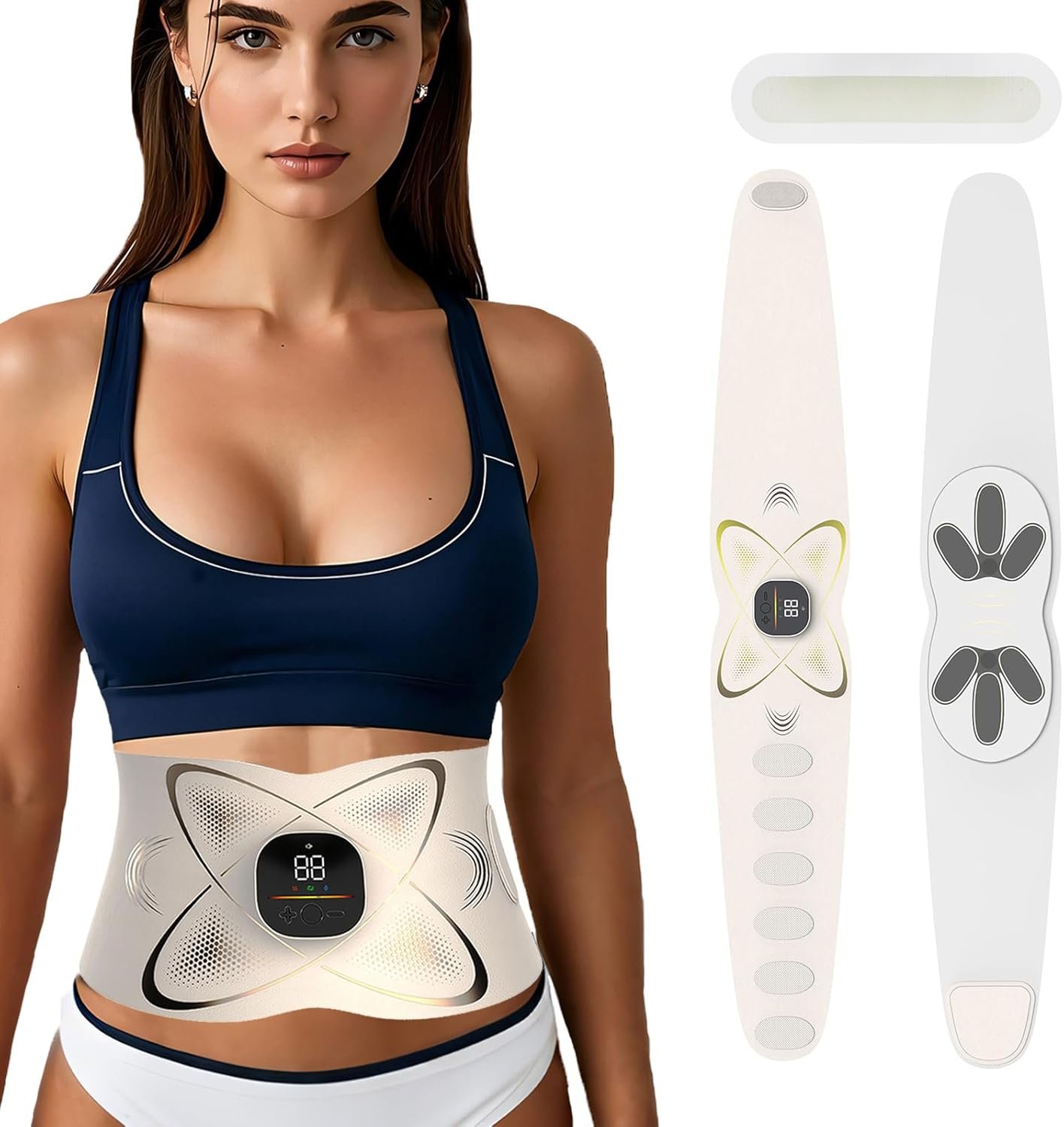 You are currently viewing ABS Stimulator Belt with Heat – Abdominal Muscle Toner for Belly Fat Burning, Cellulite Reduction & Postpartum Recovery | Electric AB Trainer & Lower Back Pain Relief Massager