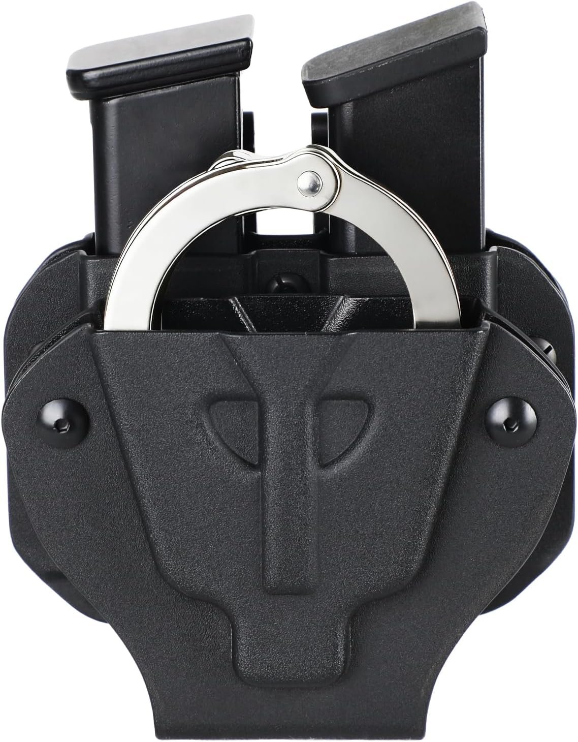 You are currently viewing Kydex Tactical Handcuff & Magazine Combo Pouch – Universal Fit for 9mm/.40/.45 | Durable Belt & MOLLE Compatible Carrier for Law Enforcement & Tactical Use
