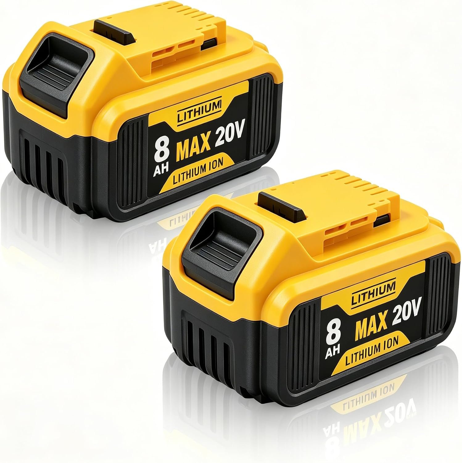 You are currently viewing Power up your tools with this high-capacity 2-pack 8Ah rechargeable Li-ion battery set, designed for seamless compatibility with DeWalt 20V Max tools. Built for durability, efficiency, and extended performance, it’s an ideal upgrade for professionals and DIY users alike.