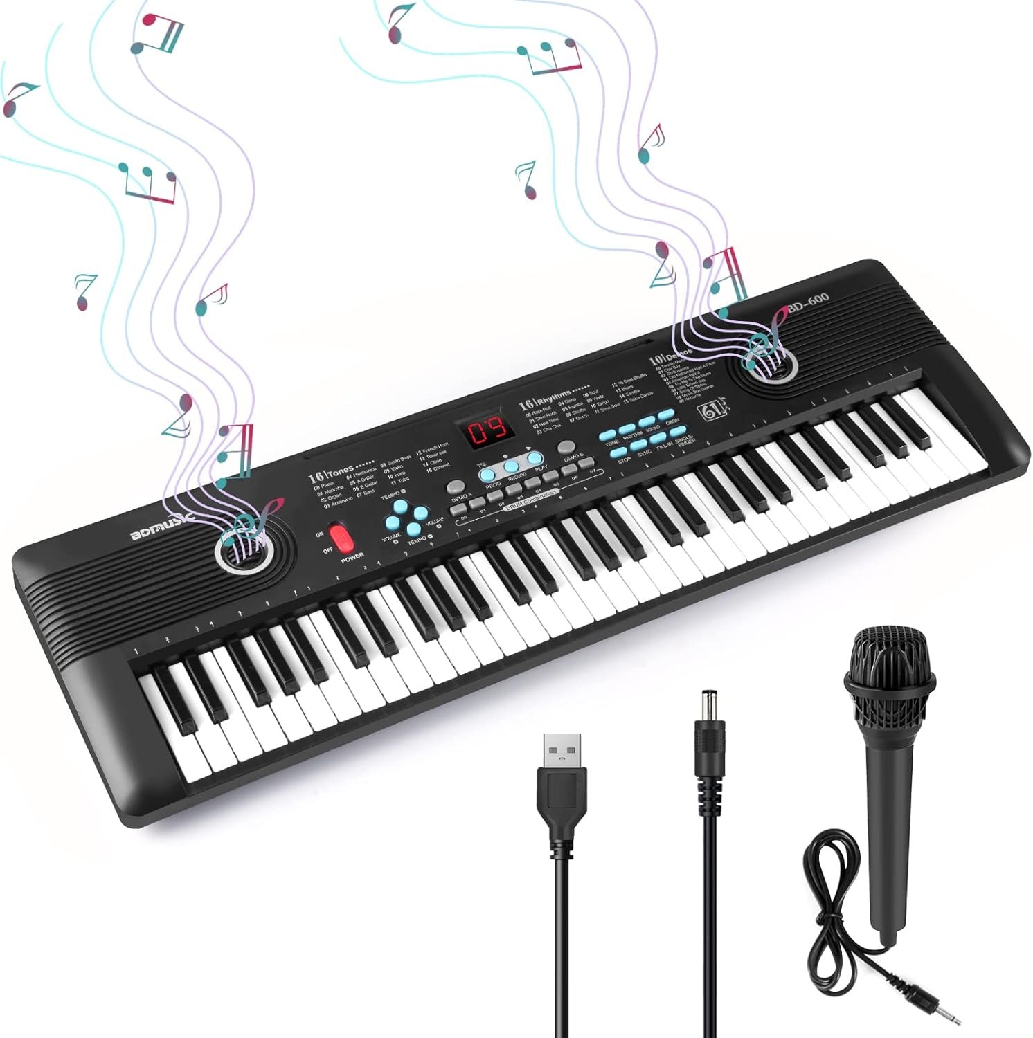 You are currently viewing Piano,Portable Electronic Digital Piano,Built In Dual Speakers,External Microphone,Power Plug,Rich Teaching