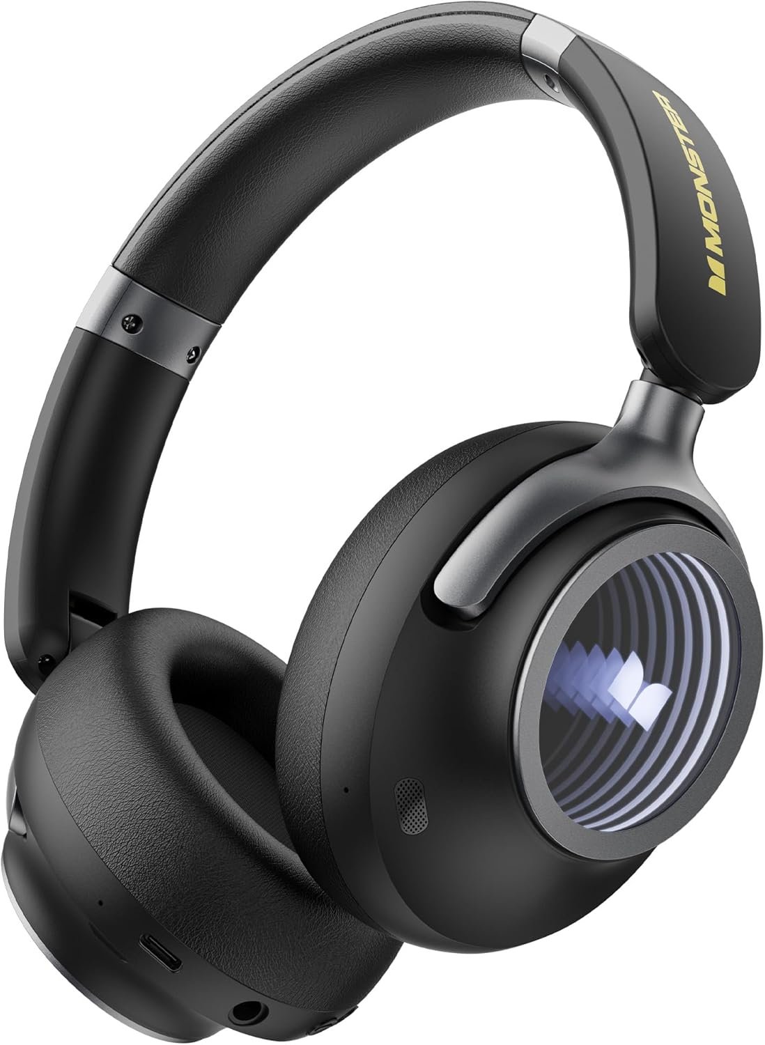 You are currently viewing Monster Persona 4th ANC Active Noise Canceling Headphones, Wireless Bluetooth Over Ear Headphones with 3 EQ Modes, and 70H Playtime,Deep Bass,Bluetooth