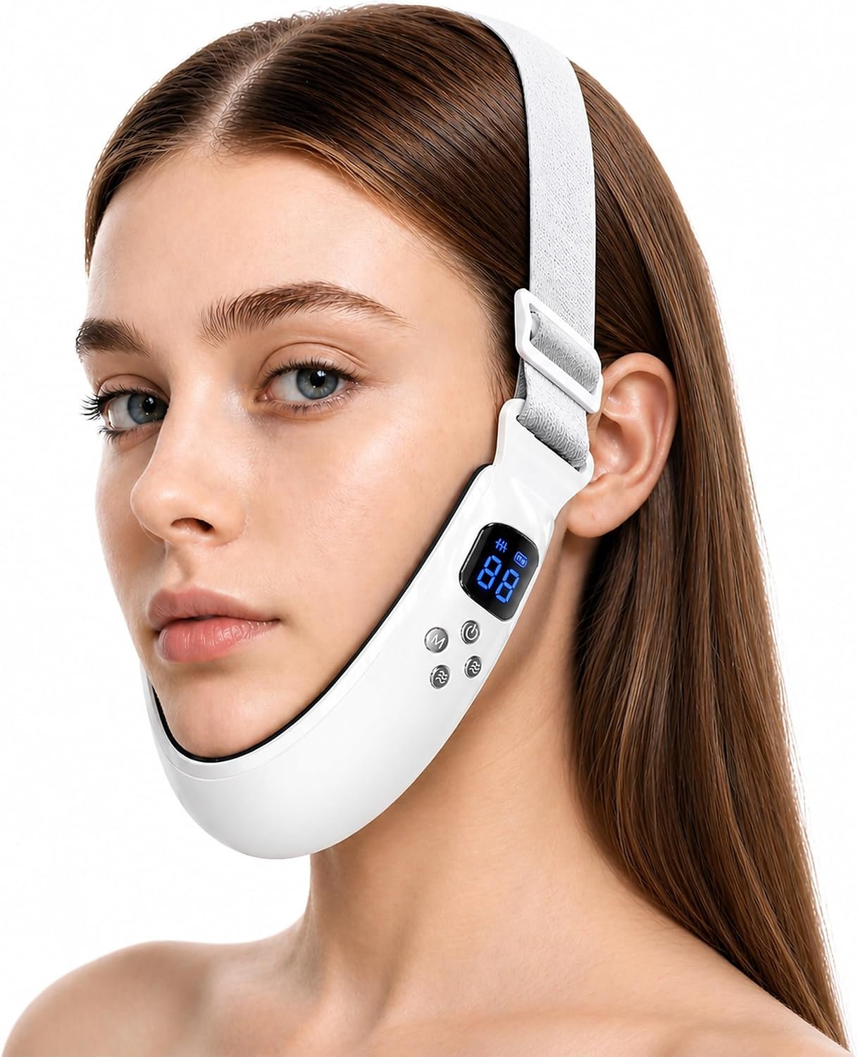 You are currently viewing Electric Double Chin Device & V-Face Machine with 6 Modes and 12 Gear Adjustable Intensities – for Jawline Improve and Face Slimmer, Helps Obtain V-Line