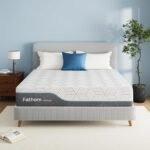 FATHOM 12-Inch Queen Memory Foam Mattress – Medium Firm Bed-in-a-Box with Cooling Gel Foam, Fiberglass-Free Removable Cover, Pressure Relief & Motion Isolation, CertiPUR-US Certified