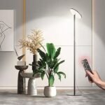 Grow Light for Indoor Plants 60W Full Spectrum LED, 85” Adjustable Standing Plant Light, Tall Grow Light with Timer & 10-Level Dimma