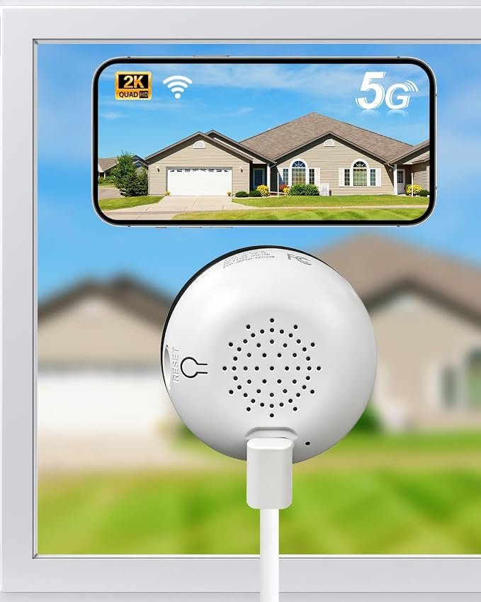 You are currently viewing Noorio 4MP 2K Window Camera 5G/2.4GHz WiFi Window Came