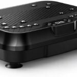 Vibration Plate Exercise Machine, 350LBS Standing Shaker Platform with LED Display a