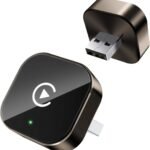 2026 Wireless CarPlay Adapter for iPhone & Android Device | Fast Auto-Connect, Stable Connection, Mini Size Plug，Apple iPhone & Android, 2-in-1 Adapter, Convert Wired to