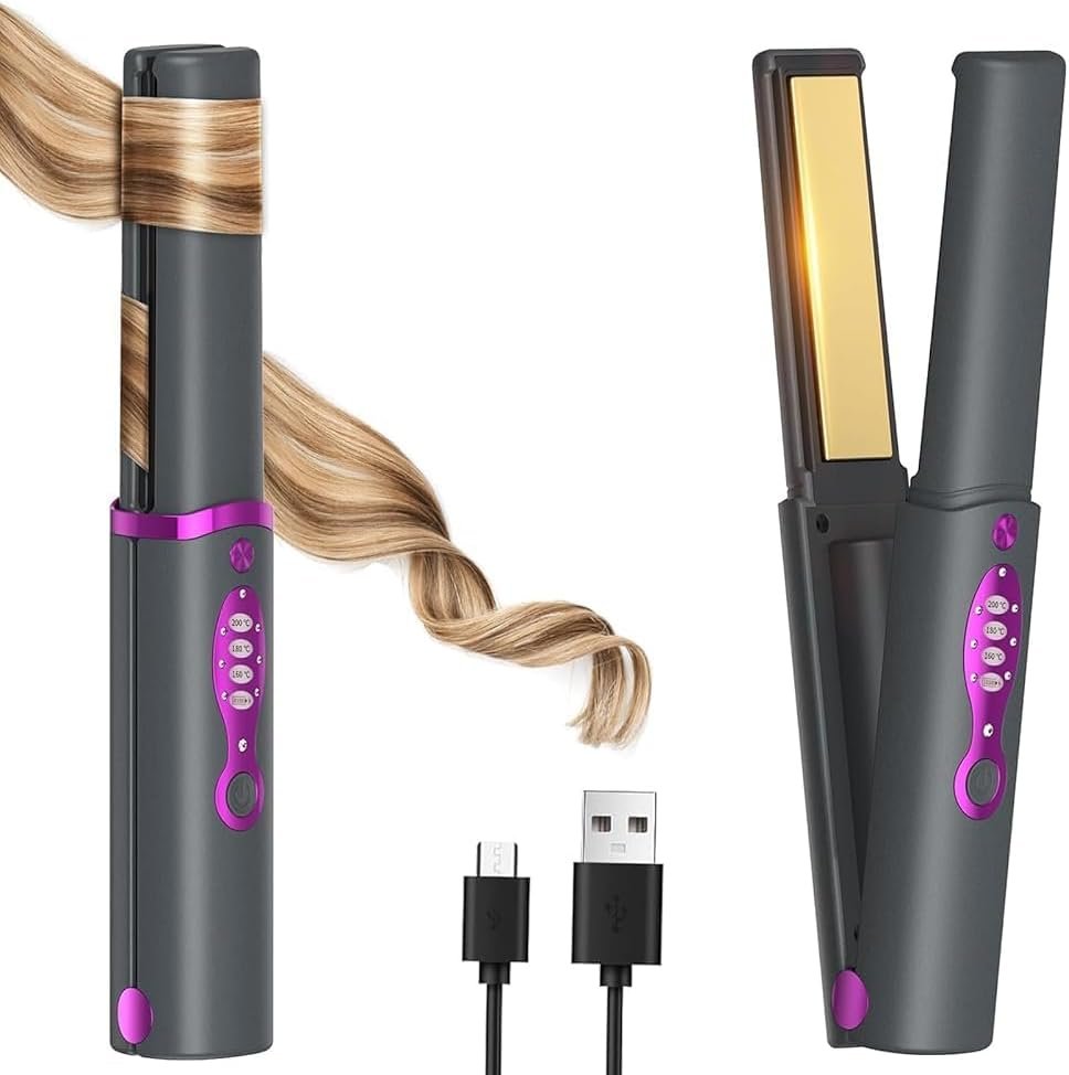 You are currently viewing Cordless Hair Straighteners Curler 2 in 1,