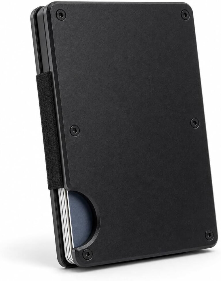 Read more about the article RFID Blocking Wallet for Men, Slim Metal Minimalist Wallet, Aluminum Alloy Credit Card Holder, Carbon Fiber St