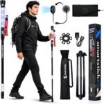 Tactical Walking Stick with Dual LED Light