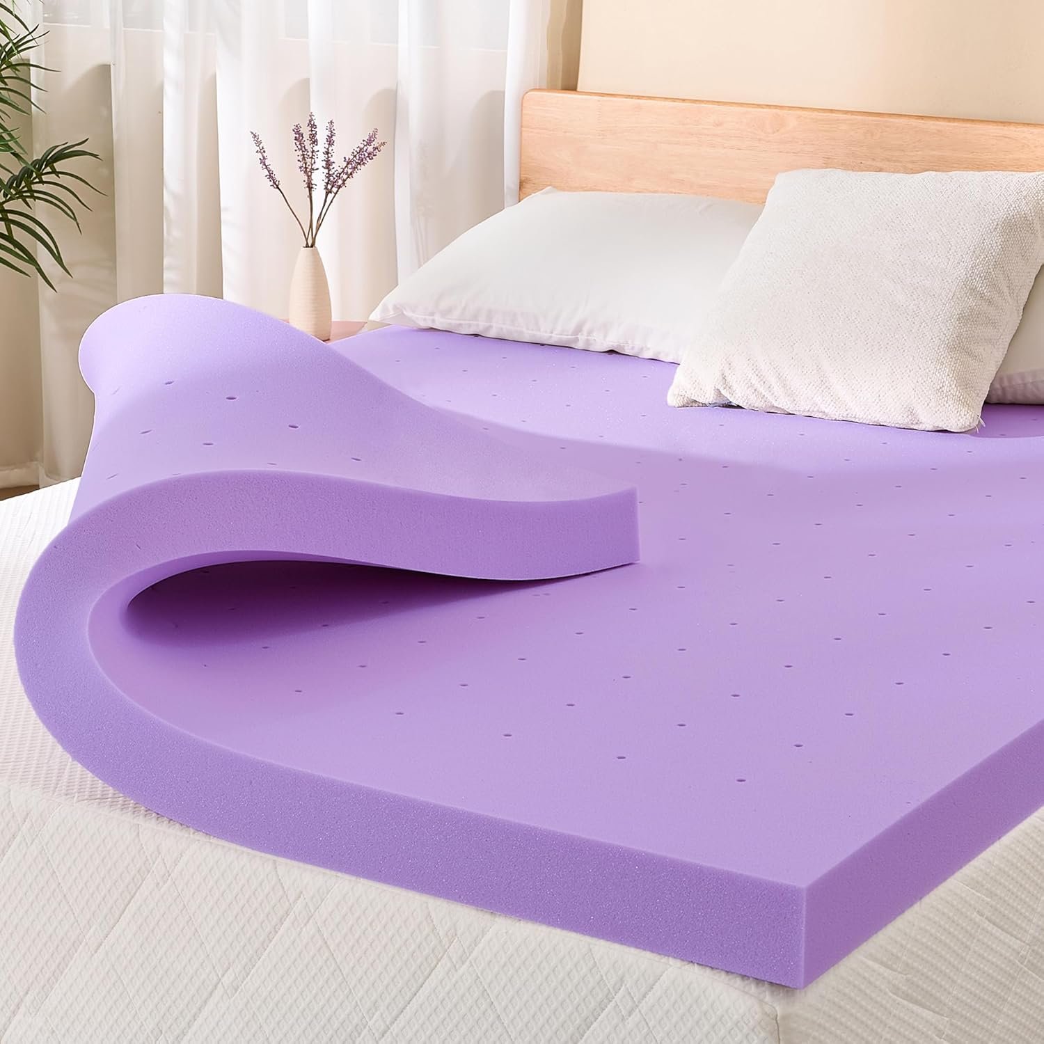 You are currently viewing EGOHOME 4 Inch Queen Lavender