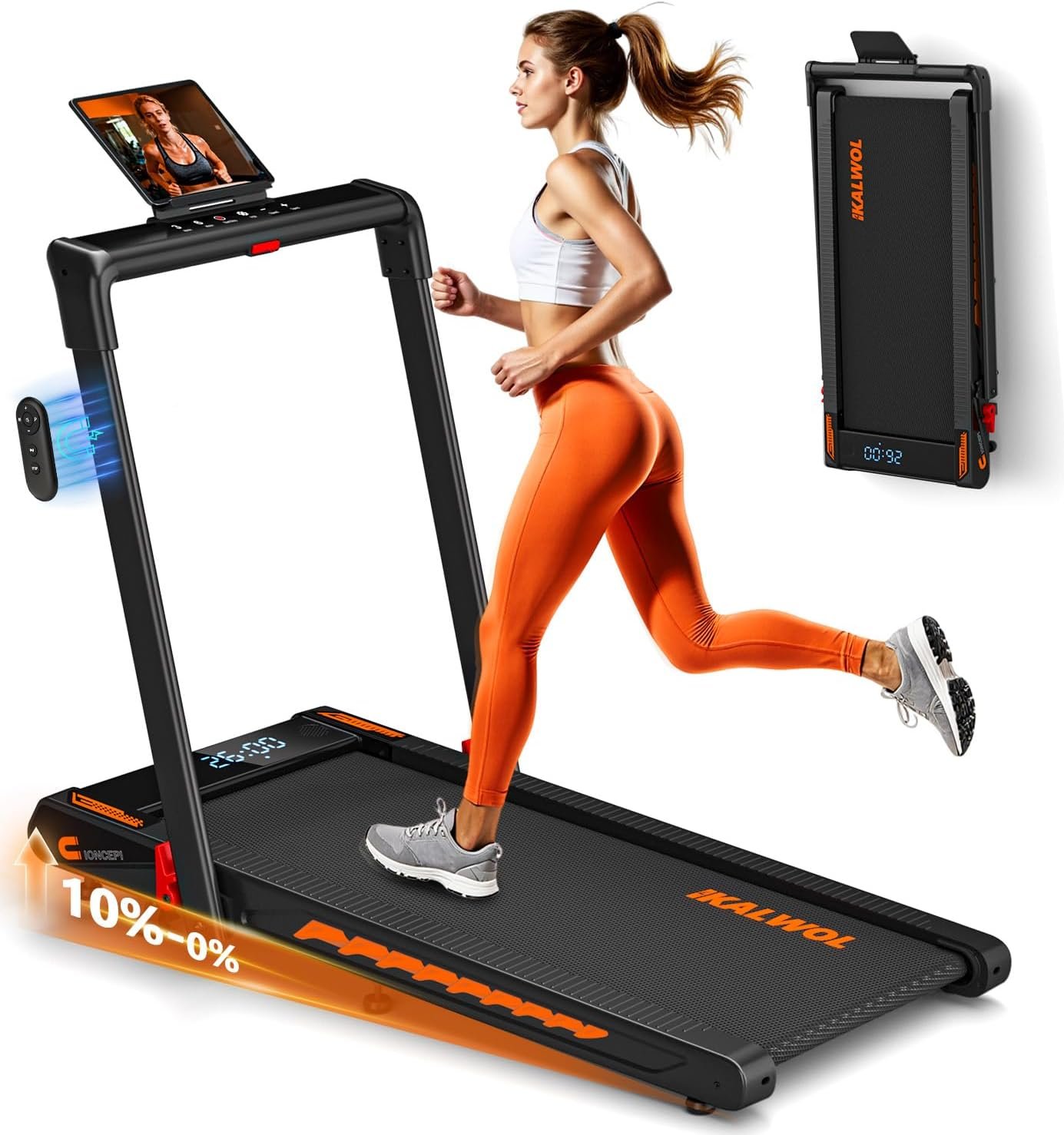 Read more about the article KALWOL Walking Pad Treadmill with Speaker Review: Your Compact Fitness Solution